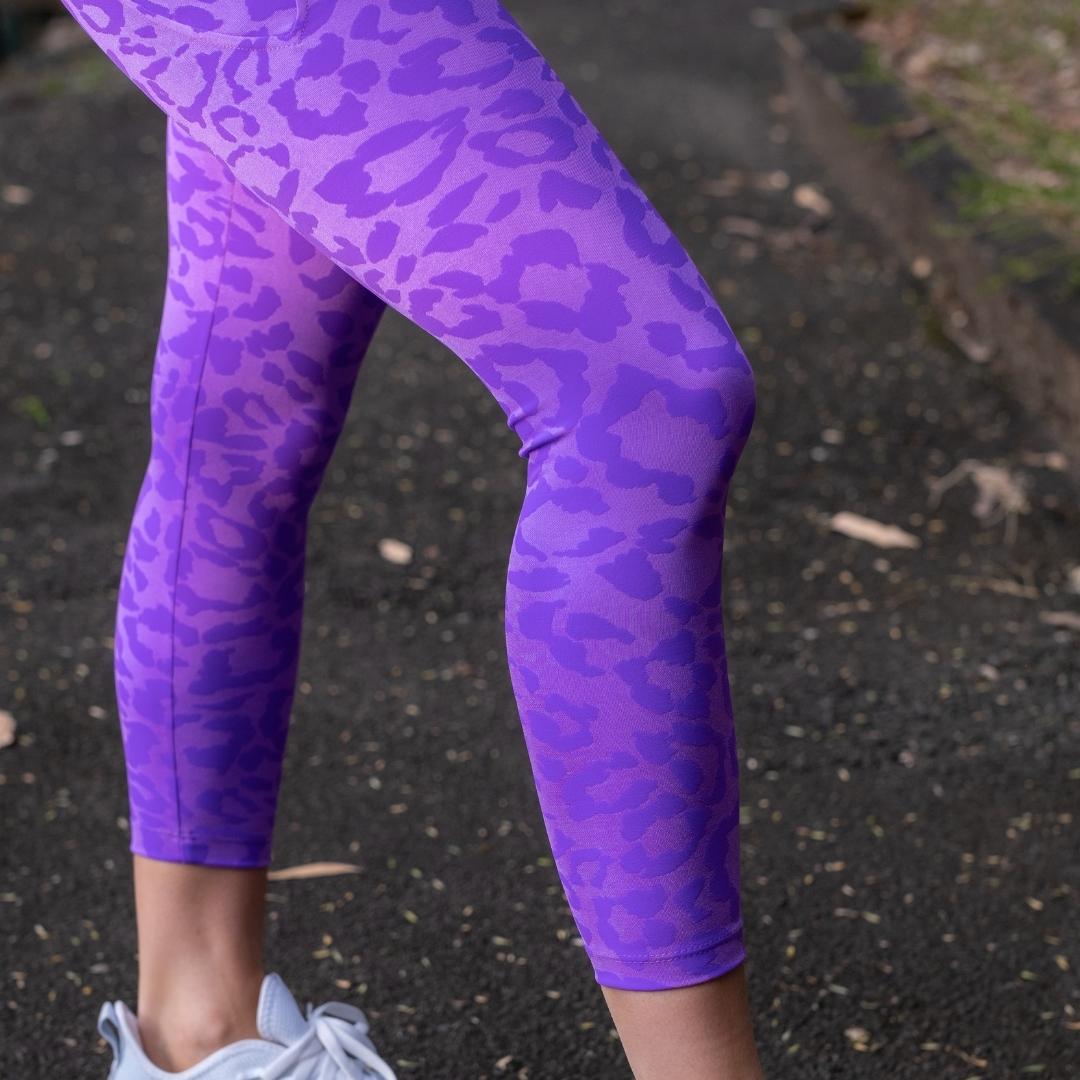 Purple Cheetah Zebra Animal Print Leggings – LawrenMichele