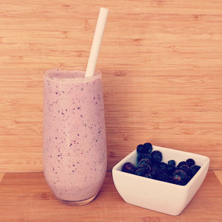  Blueberry, Banana and Linseed Breakfast Smoothie - RunFaster