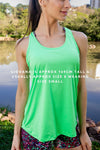 Fitness Racerback Singlet - Fluro Green - RunFaster