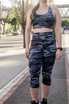 High Waist 3/4 - Camo - RunFaster