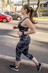 High Waist 3/4 - Camo - RunFaster