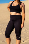 High Waist 5/8 - Black - RunFaster