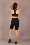 High Waist Long Shorts - Black - RunFaster