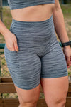 High Waist Mid Shorts - Horizon - RunFaster