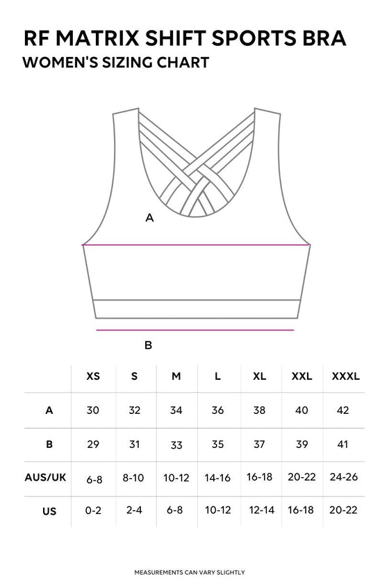 Matrix Sports Bra - Ice Blue - RunFaster