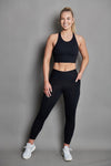 Mid Waist 7/8 - Black - RunFaster