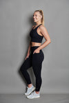 Mid Waist 7/8 - Black - RunFaster