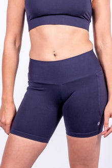  Mid Waist Mid Shorts - Ink - RunFaster