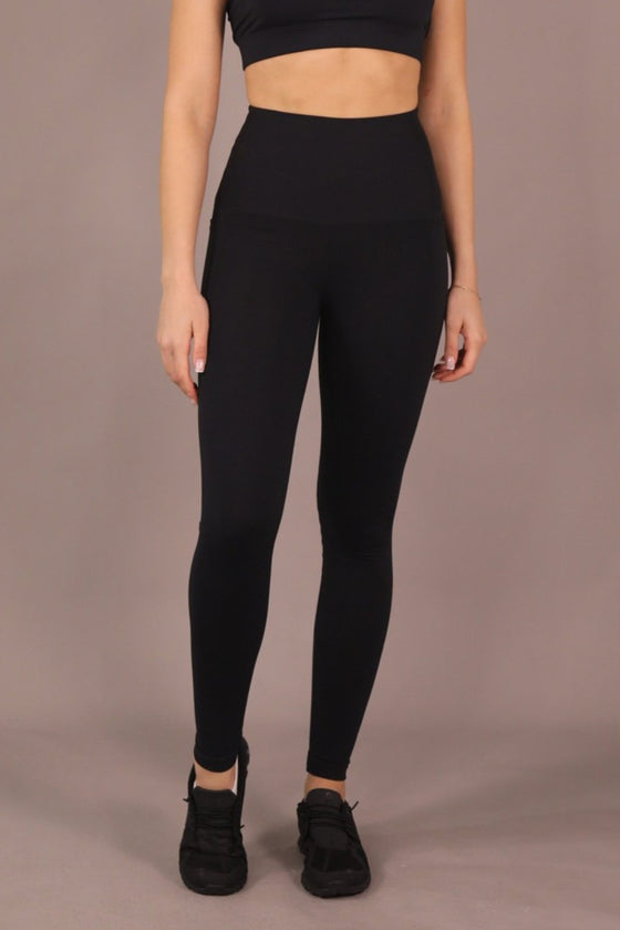 Preorder - High Waist FL - Black - RunFaster