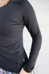 Sprinter Long Sleeve - Black - RunFaster