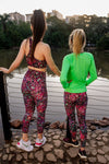 Sprinter Long Sleeve - Fluro Green - RunFaster